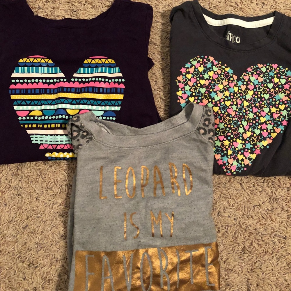 Three Target long sleeve shirts